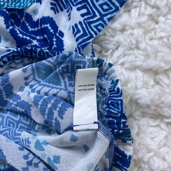 RAMY BROOK Milo Off Shoulder Printed Crop Top One Shoulder - Picture 5 of 6